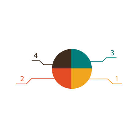 Infographics in flat style. Perfect for web, business, graphic.  illustrationのイラスト素材