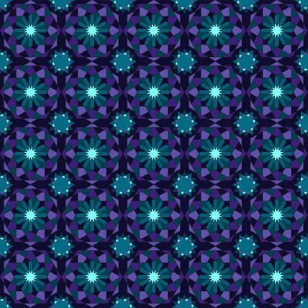 Sacred geometry pattern in . Arabic pattern backgroundのイラスト素材