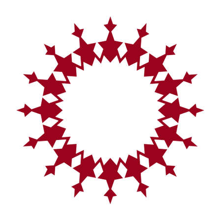 Hand drawn flower mandala for cards, invitations and other.のイラスト素材