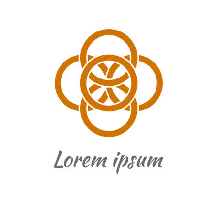 Abstract logo design.  illustration. Perfect for webのイラスト素材