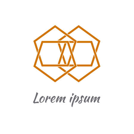 Abstract logo design.  illustration. Perfect for webのイラスト素材