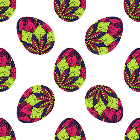 Easter poster with hand drawn lettering.  illustrationのイラスト素材