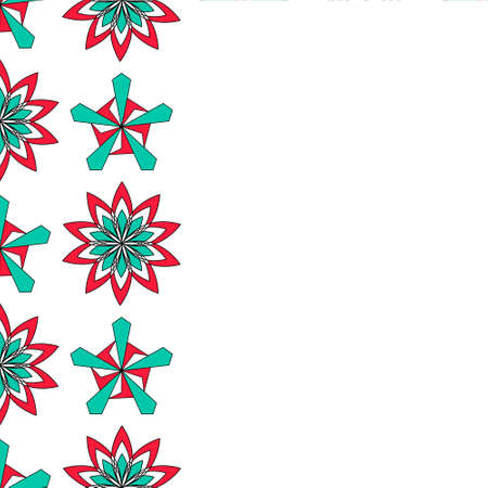 Sacred geometry pattern in . Arabic pattern. Perfect for cards, wedding invitations and wrapping paperのイラスト素材