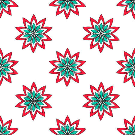 Sacred geometry pattern in . Arabic pattern backgroundのイラスト素材