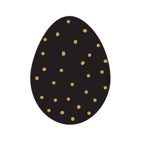 Easter eggs isolated.  illustration. Happy easter backgroundのイラスト素材