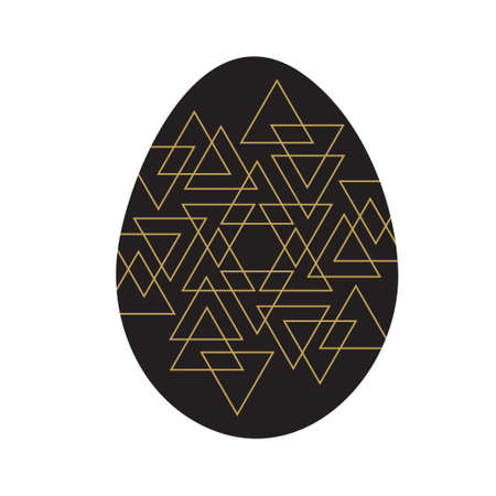 Easter egg isolated illustration.のイラスト素材
