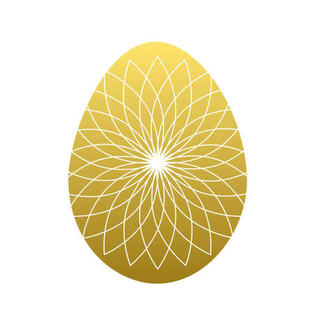 Easter egg isolated illustration.のイラスト素材