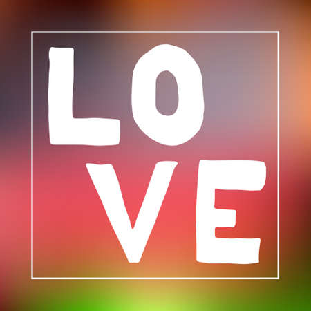 Love. Poster in .のイラスト素材