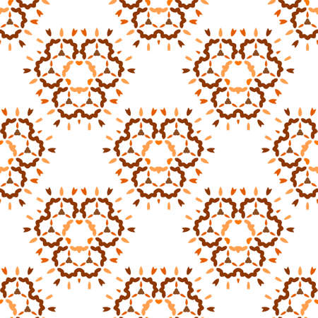 Seamless colorful aztec patternのイラスト素材