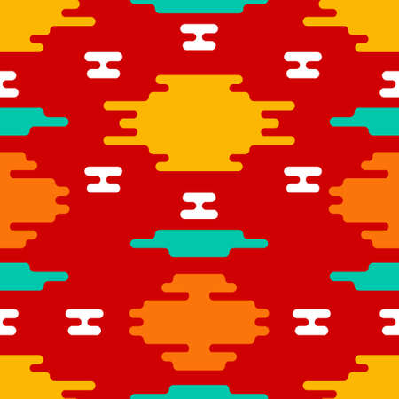 Bright seamless pattern in .のイラスト素材