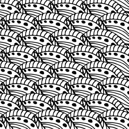 Zentangle mandala pattern for scrapbooking and textile. Made by trace from personal hand drawn sketch. Medallion, flower mandala, printのイラスト素材