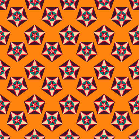 Sacred geometry pattern in . Arabic pattern backgroundのイラスト素材
