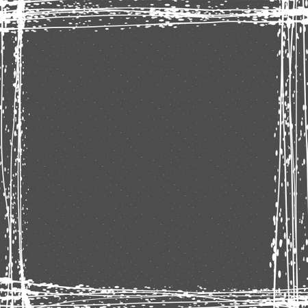 Gray background with frame. Vector illustrationのイラスト素材