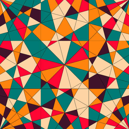 Abstract pattern with triangles in .のイラスト素材