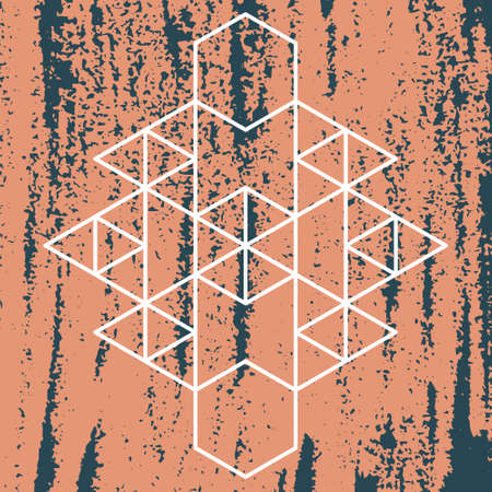 Aztec pattern element for your design.  illustration. For cards, prints, textile.