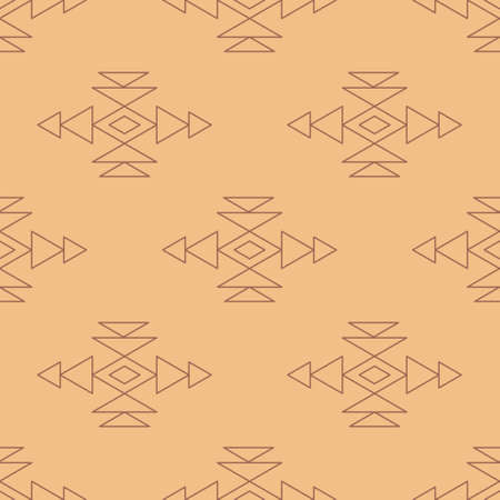 Aztec seamless pattern in color.  illustration. For cards, prints, textile