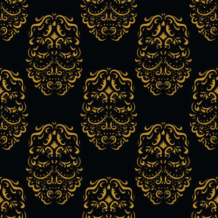 Ethnic seamless pattern. Beauty ornament in boho style. Perfect for tattoo, print, poster.のイラスト素材