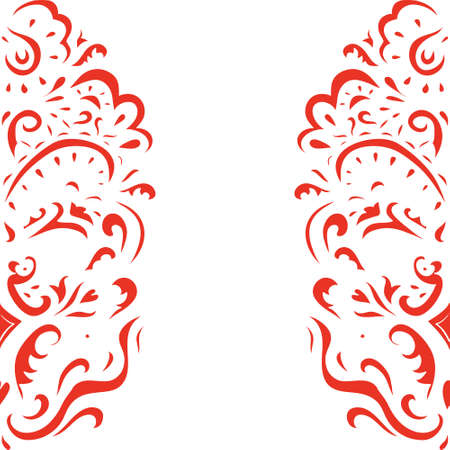 Ethnic pattern. Beauty ornament in boho style. Perfect for tattoo, print, poster.のイラスト素材