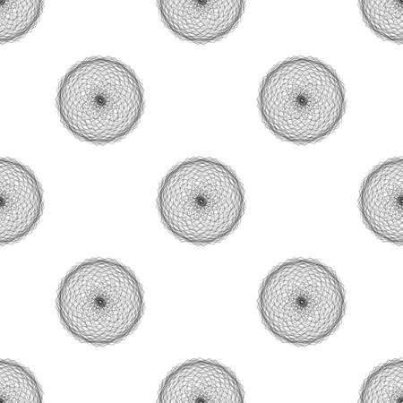 Creative mandala seamless pattern for textile and wrapping paper.の写真素材