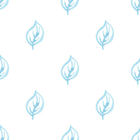 Seamless floral pattern in . Watercolor style. Perfect for scrapbooking, wrapping paper and textileの写真素材