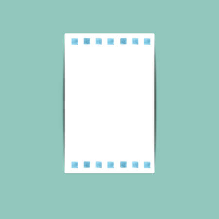 Cards template in watercolor style in . Perfect for scrapbook, invitations and birthday cardsの写真素材
