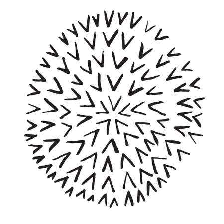 Abstract hand drawn pattern. Scandinavian style.  illustration. Perfect for textile.の写真素材