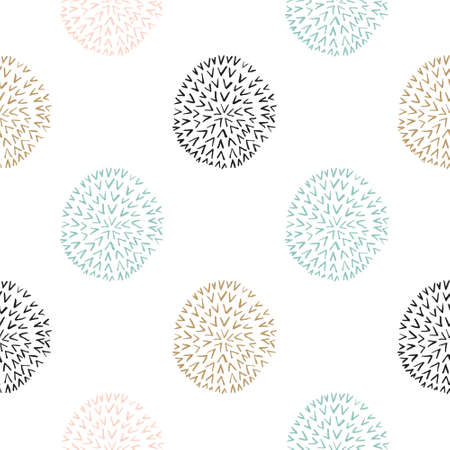 Abstract hand drawn pattern. Scandinavian style.  illustration. Perfect for textile.の写真素材