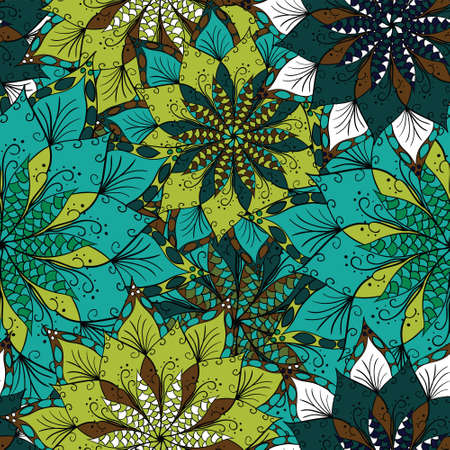 Flower mandala pattern for cards, invitations and coloring book. Boho style  illustrationの写真素材