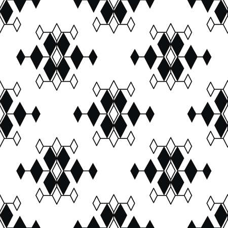 Aztec seamless pattern in simple style for textile, print and creative design. Vector illustrationのイラスト素材