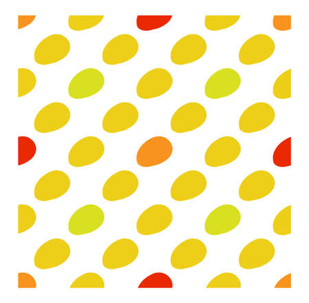Mango seamless pattern in flat style.  Vector illustration for print, fabric and creaive design