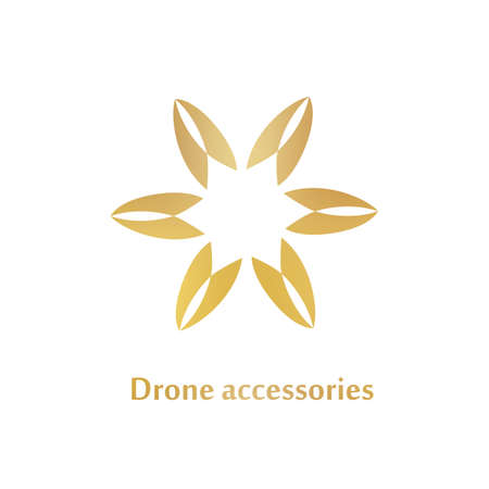 Arabic logo in golden style. Mandala for web, print and creative design. Vector illustrationのイラスト素材