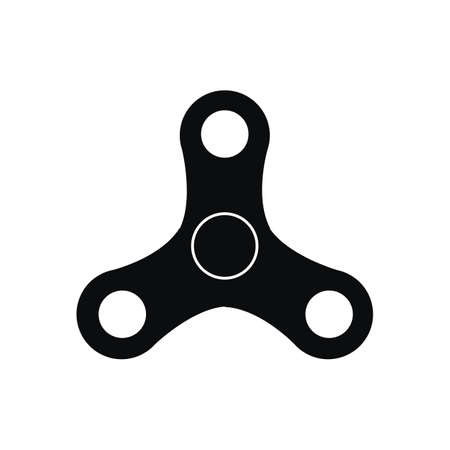 Spinner in simple style for web, print and creative design. Vector illustrationのイラスト素材