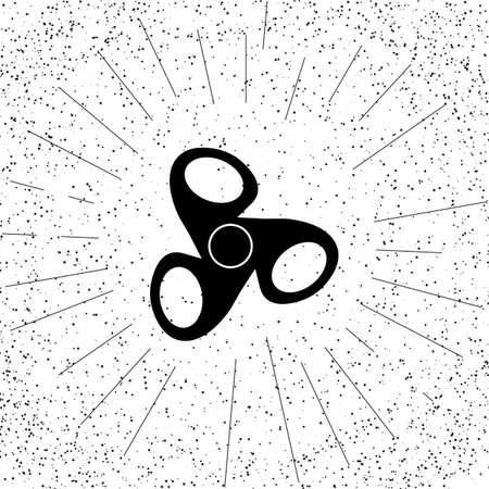 Spinner in simple style for web, print and creative design. Vector illustrationのイラスト素材