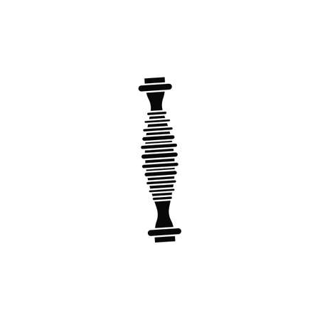 Foot roller icon in simple styleのイラスト素材