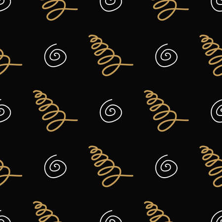 Christmas abstract pattern.のイラスト素材