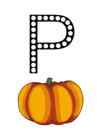 Halloween activities for kids in simple style.のイラスト素材