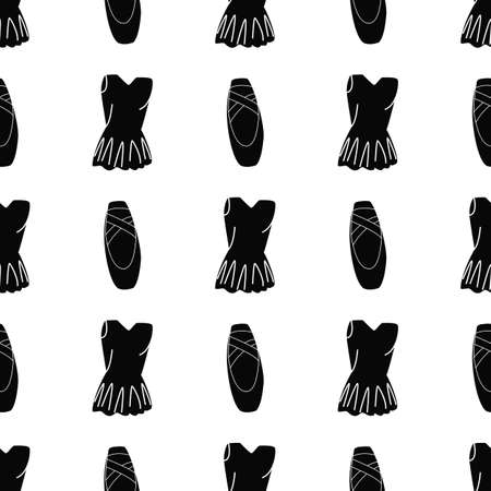 Petal dress pattern for ballet class.のイラスト素材