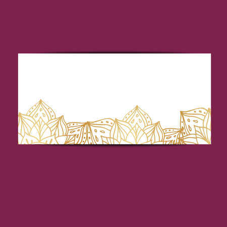 Makar Sankranti holiday card with mandala. For print, web and creative designのイラスト素材