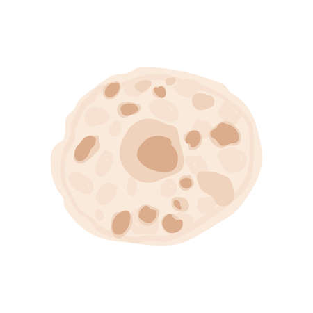 Shrovetide festive design. Puncake in pan vector illustrationのイラスト素材