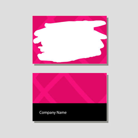 Vector knitting shop and crochet store visit card in flat styleのイラスト素材