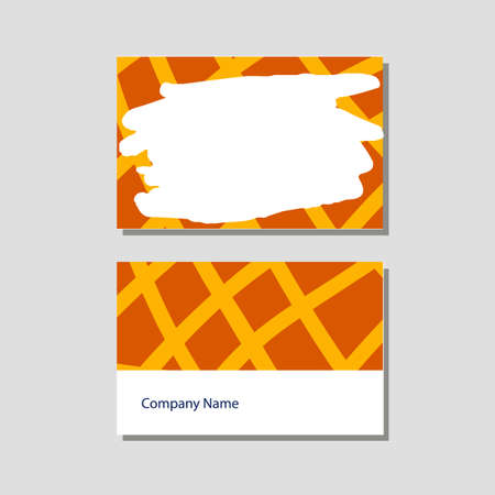 Vector knitting shop and crochet store visit card in flat styleのイラスト素材