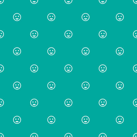 Seamless pattern with smile symbols in simple style. Vector illustrationのイラスト素材
