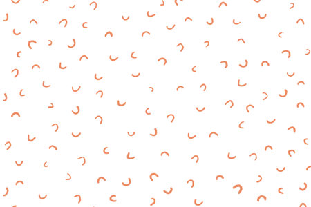 Uneven specks, sparse confetti, falling speckle, amid a doodle glaze donut motif. Vectorのイラスト素材