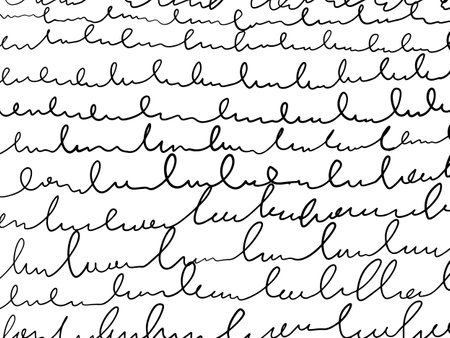 Hand-drawn pencil line wave crosshatch textures. Vector scribbles, wire and wavy strokes. Different types of hatching. Vector illustrationのイラスト素材