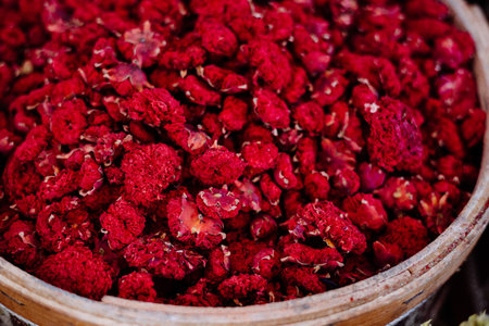Close up of pomegranate tea in Turkey. High quality photoの写真素材