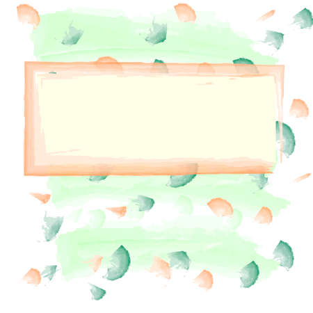 Enjoy Every Moment motivation poster. Vector watercolor background.templateのイラスト素材
