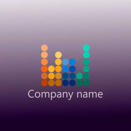 Logo design. Vector illustration.company logo design backgroundのイラスト素材