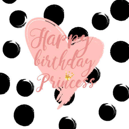 Design elements for little princess, glamour girl and woman.のイラスト素材