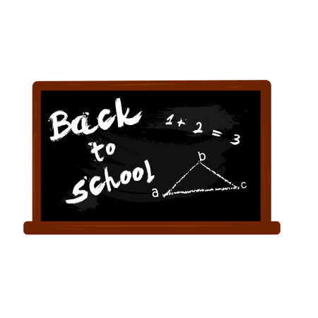 Welcome back to school, vector illustration colorfulのイラスト素材