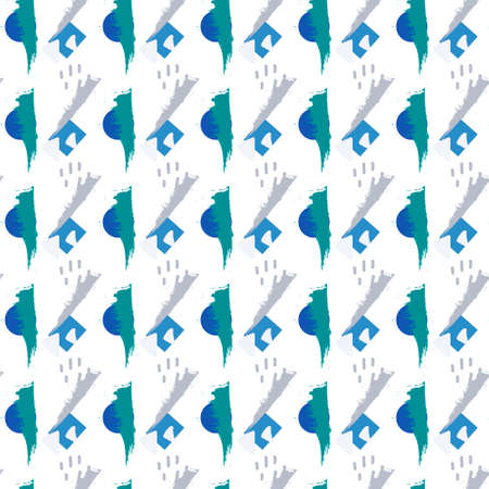 seamless brush stroke pattern vector illustration abstractのイラスト素材